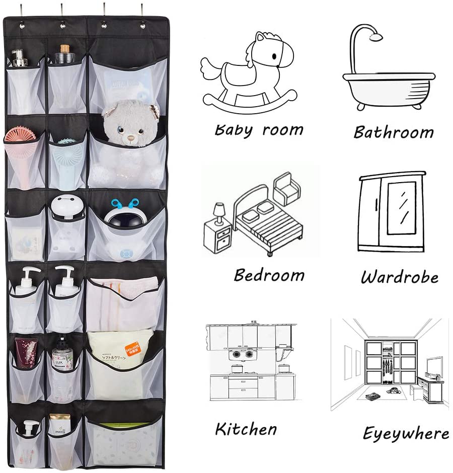 18 Pockets Overdoor Shoe Organizer