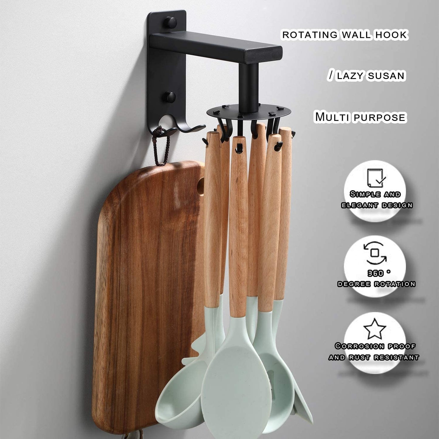 Standard Hook Wall Mounted Pot Rack