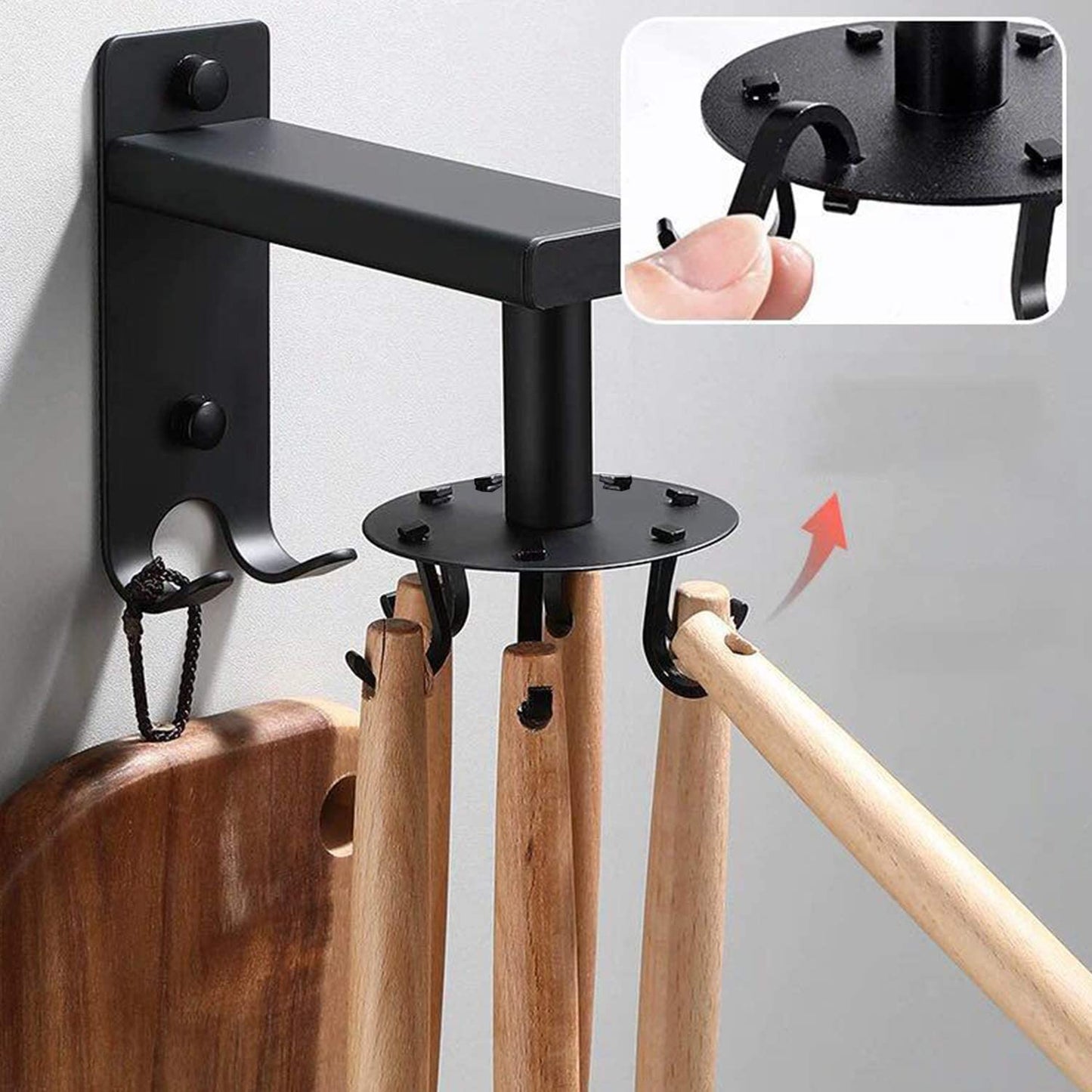 Standard Hook Wall Mounted Pot Rack