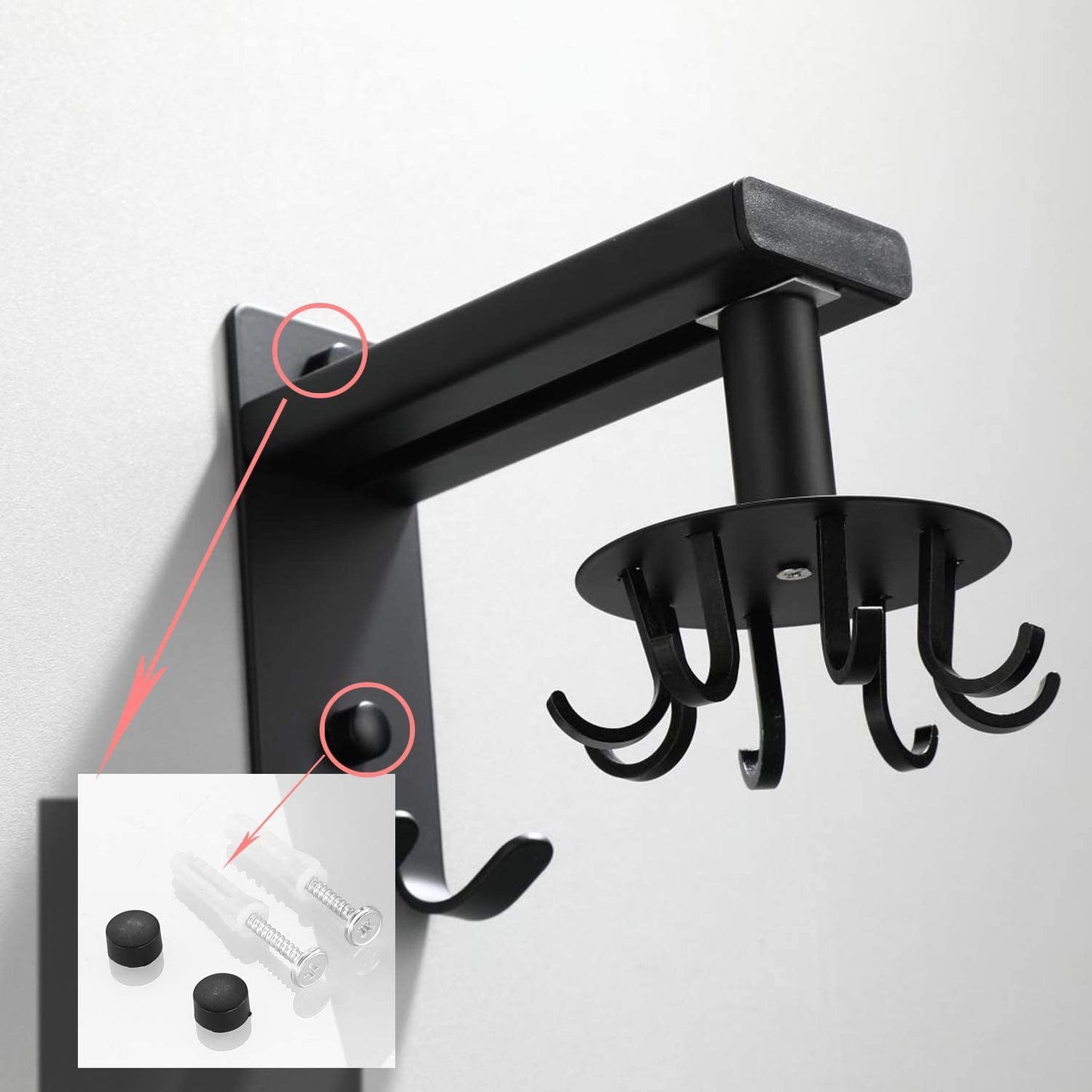 Standard Hook Wall Mounted Pot Rack